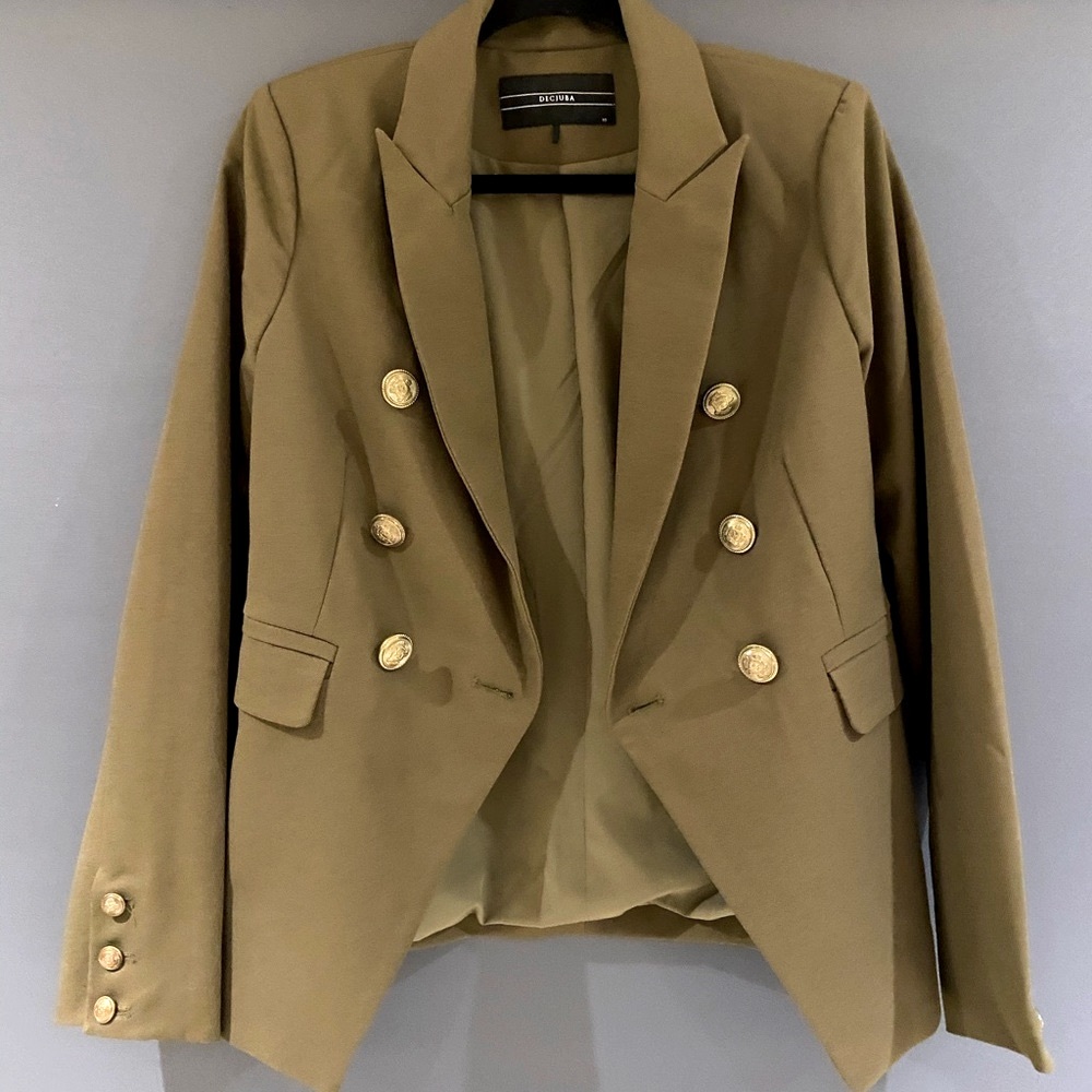 Military Khaki Blazer - Picture 3 of 11